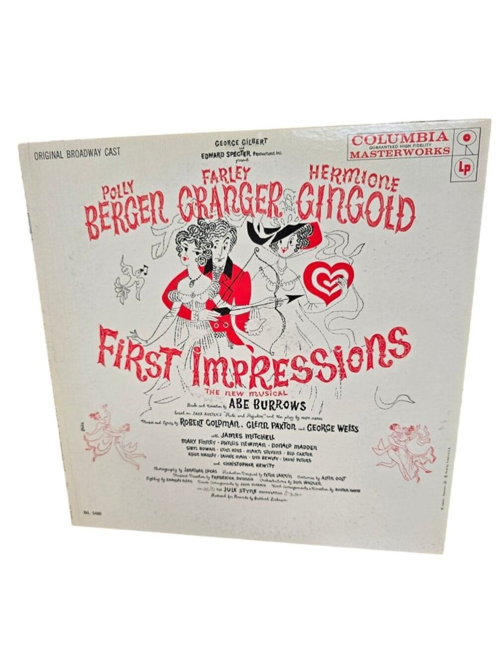 First Impressions Original Broadway Cast Vinyl LP Columbia Masterworks OL 5400